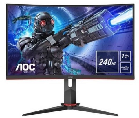 Monitor AOC 31.5" 1920 x 1080 C32G2ZE/BK Czarno-czerwony