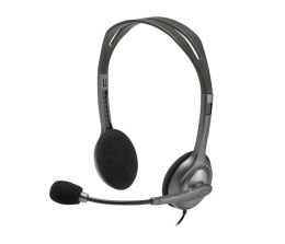 Słuchawki z mikrofonem LOGITECH Czarny 981-000593