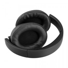 BH317 Słuchawki bezprzewodowe z mikrofonem Bluetooth wokółuszne, czarne