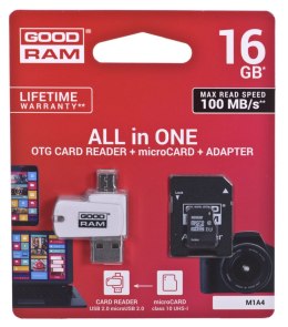 Karta pamięci GOODRAM 16 GB Adapter SD