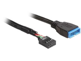 Kabel USB DELOCK USB 3.0 19pin (wtyk) 0.3