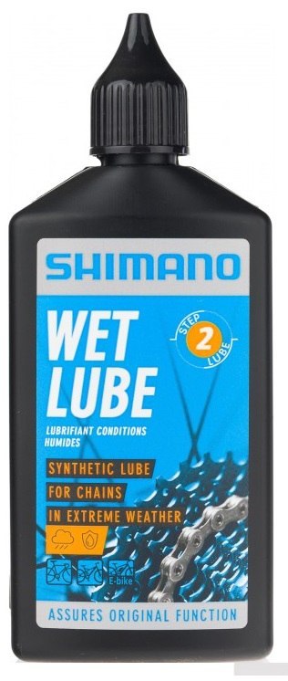 Shimano WET Lube olej do łańcucha na mokre warunki 100ml