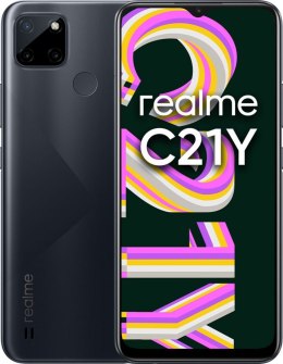 Smartphone REALME C21Y 4/64 GB Dual SIM Cross Black (Czarny) 64 GB Czarny C21Y 4/64 GB Dual SIM Cross Black