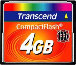 Karta pamięci TRANSCEND CF 4 GB Plastikowy pokrowiec