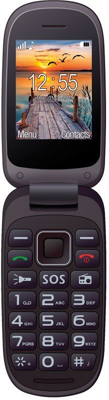 Telefon MAXCOM MM818 Czarno-niebieski