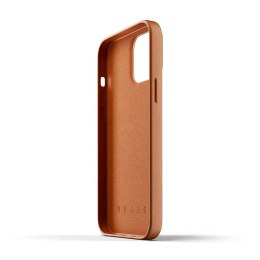 Mujjo Full Leather Wallet Case - etui skórzane do iPhone 13 Pro Max (brązowe)