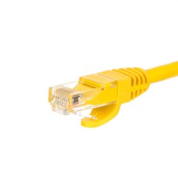 NETRACK CAT5e UTP 0.25 m Żółty 0.25 Patchcord