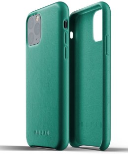 [NZ] Mujjo Full Leather Case - etui skórzane do iPhone 11 Pro (zielone)