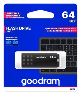 Pendrive (Pamięć USB) GOODRAM 64 GB USB 3.0 Czarny