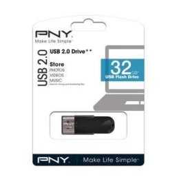 Pendrive (Pamięć USB) PNY 32 GB USB 2.0 Czarny