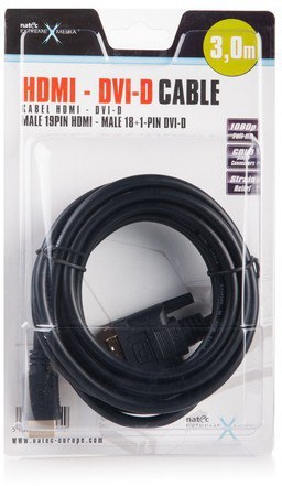 Adapter NATEC HDMI (M) - DVI-D (M) HDMI - DVI-D NKA0420