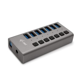 Hub USB 3.0 z ładowaniem, 7 portów, 36W