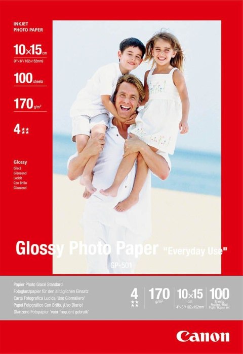 Papier CANON GP-501 170g 10 x 15 cm 0775B003