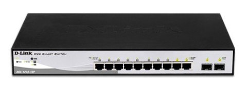 DGS-1210-10 10port Gbit Smart Switch, 2x SFP