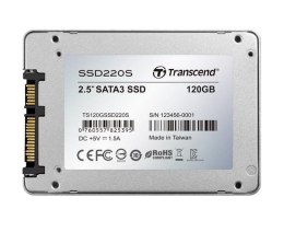 Dysk SSD TRANSCEND 2.5″ 120 GB SATA III (6 Gb/s) 550MB/s 420MS/s