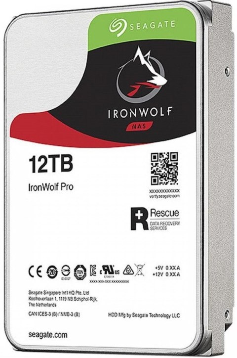 Dysk twardy SEAGATE IronWolf Pro 12 TB 3.5" ST12000NE0008