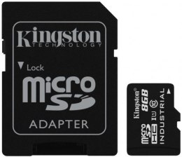 Karta pamięci KINGSTON microSD 8 GB Adapter SD