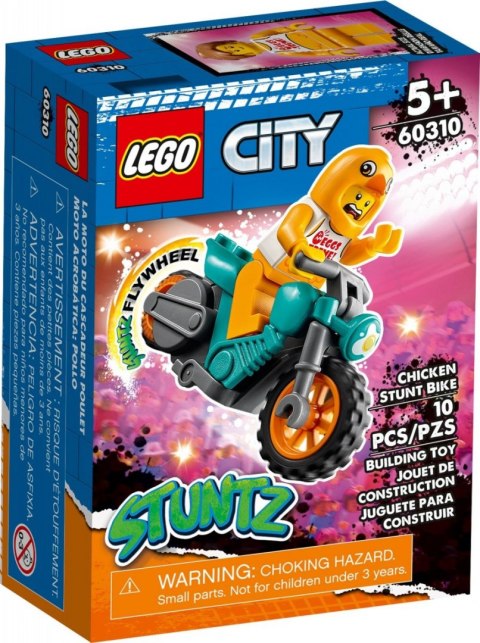 LEGO LEGO City Motocykl kaskaderski z kurczakiem 60310