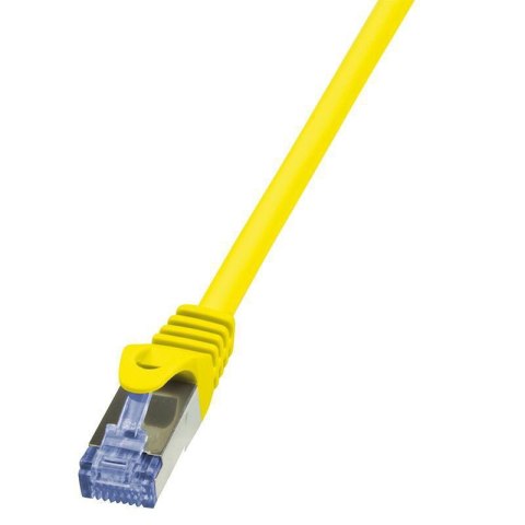 LOGILINK S/FTP Cat.6a 0.5 m Żółty 0.5 Patchcord