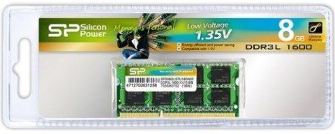 Pamięć SILICON POWER SODIMM DDR3 8GB 1600MHz 11CL 1.35V SINGLE