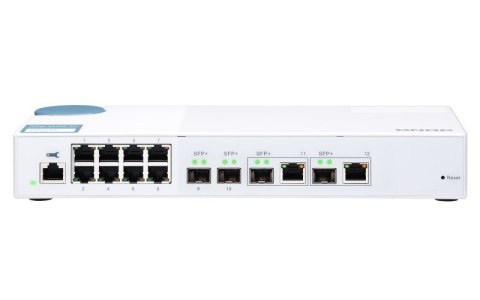 Przełącznik QSW-M408-2C 4port 10GbE 8 portów 1GbE 2x Combo