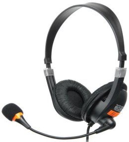 Słuchawki z mikrofonem NATEC Czarny NSL-0294