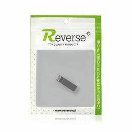 Adapter REVERSE Micro/Lightning srebrny