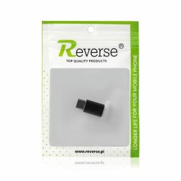 Adapter REVERSE Micro/Type C czarny