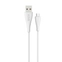 Kabel VIDVIE CB440 USB/Type C 2.4A, 30cm biały