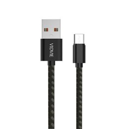 Kabel VIDVIE CB441 USB/Micro 2.4A, 30cm czarny