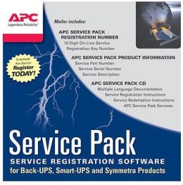APC Service Pack 3 Year Warranty Extension (for new product purchases) WBEXTWAR3YR-SP-03