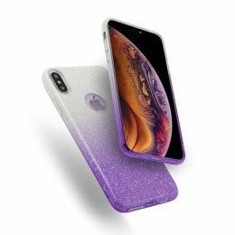 Etui GLITTER do Xiaomi REDMI 6 PRO srebrno fioletowy