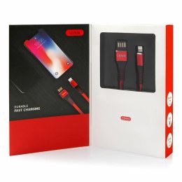 Kabel VIDVIE CB439 USB/Lightning 2.4A, 1m czerwony