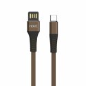 Kabel VIDVIE CB439 USB/Micro 2.4A, 1m brąz