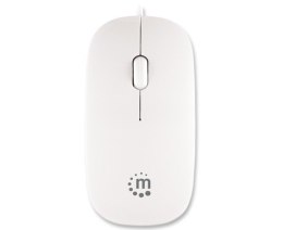 Mysz MANHATTAN Silhouette Optical Mouse Biały 177627