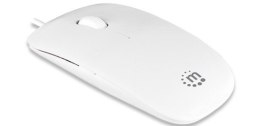 Mysz MANHATTAN Silhouette Optical Mouse Biały 177627