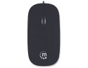 Mysz MANHATTAN Silhouette Optical Mouse Czarny 177658