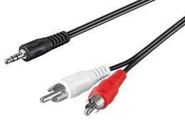 TECHLY 500183 1.5m /s2x RCA (L/R) 1x Jack 3.5 mm